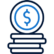 Icon of Coins to represent Affordable
